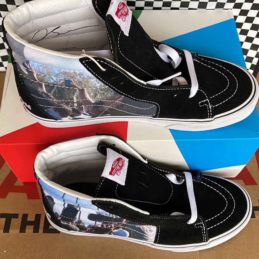 Vans Sk8-Hi Moca Frances Stark/Black Men’s sneakers - Picture 7 of 16
